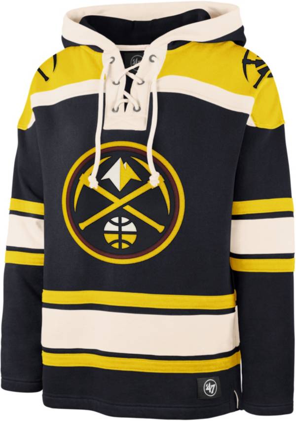 ‘47 Men's Denver Nuggets Blue Lacer Hoodie