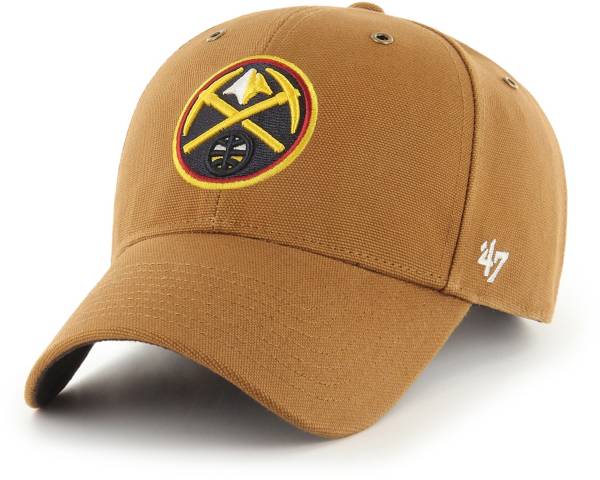 ‘47 Men's Denver Nuggets Brown Carhartt MVP Adjustable Hat