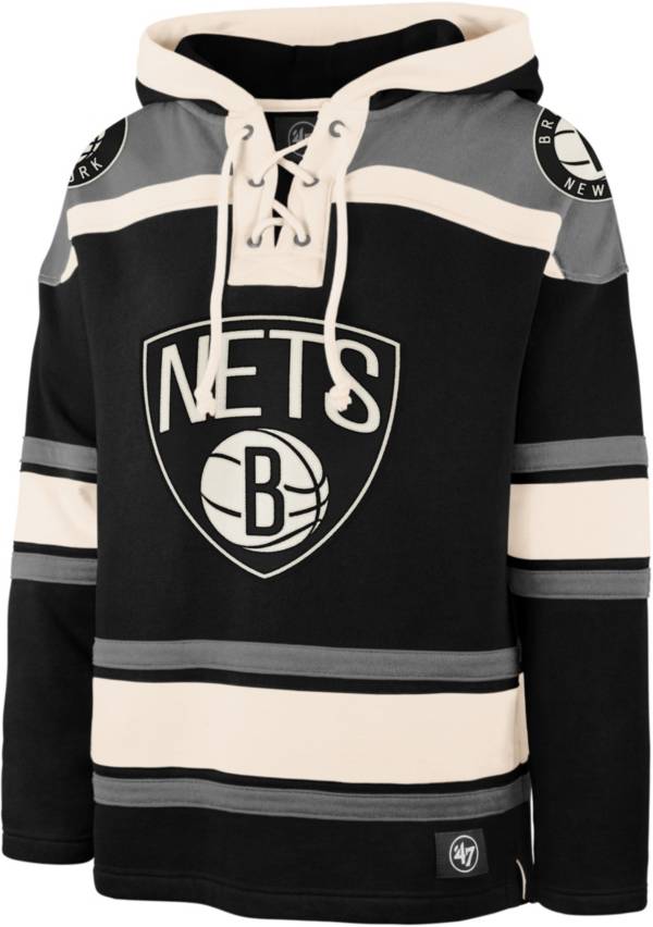 ‘47 Men's Brooklyn Nets Black Lacer Hoodie product image