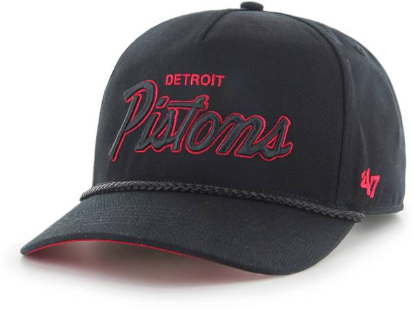 ‘47 Men's Detroit Pistons Black Adjustable Hat