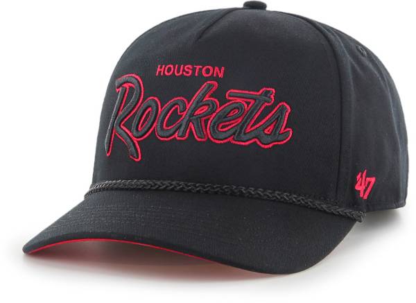 ‘47 Men's Houston Rockets Black Adjustable Hat product image