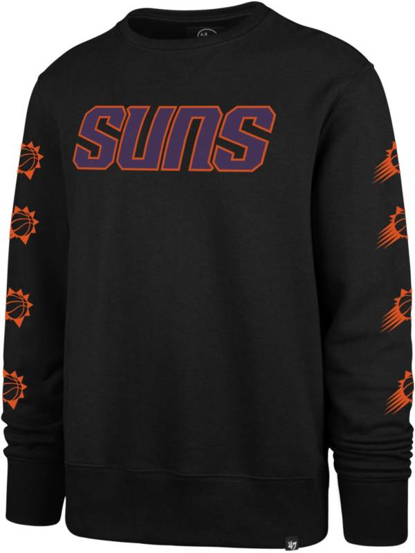 ‘47 Men's 2021-22 City Edition Phoenix Suns Black Headline Crewneck Sweatshirt