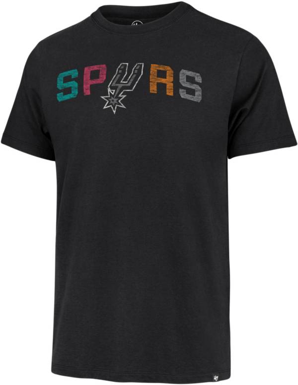 '47 Men's 2021-22 City Edition San Antonio Spurs Black MVP Short Sleeve T-Shirt