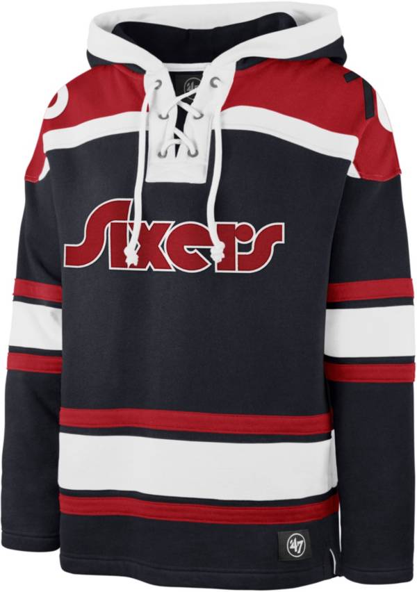 ‘47 Men's Philadelphia 76ers Blue Lacer Hoodie