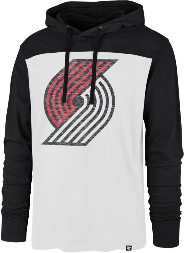 ‘47 Men's Portland Trail Blazers White Wooster Pullover Hoodie
