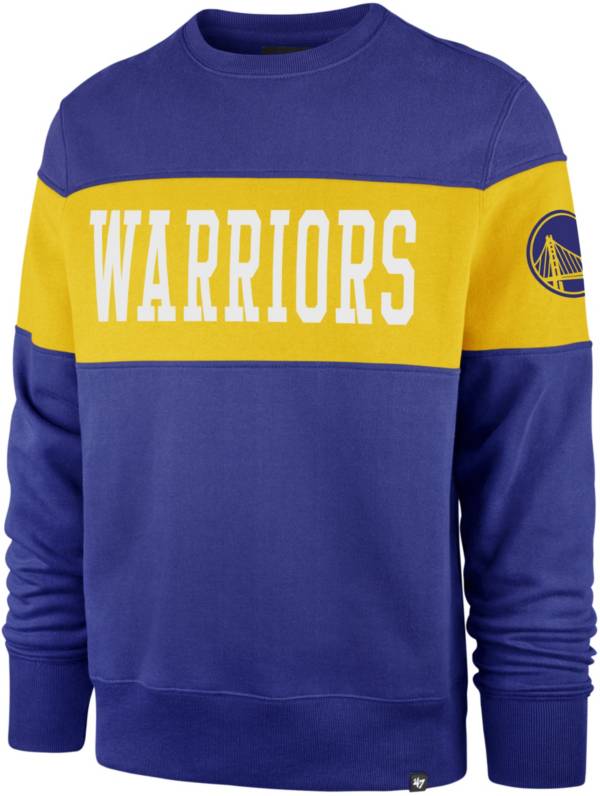 ‘47 Men's Golden State Warriors Royal Interstate Crewneck Sweatshirt product image
