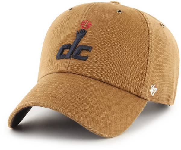 ‘47 Men's Washington Wizards Brown Carhartt Clean-up Adjustable Hat