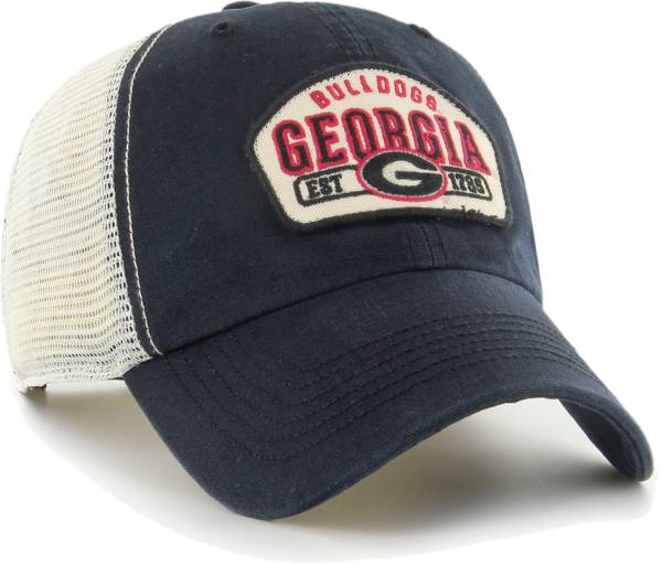 ‘47 Men's Georgia Bulldogs Black Penwald Clean Up Adjustable Hat
