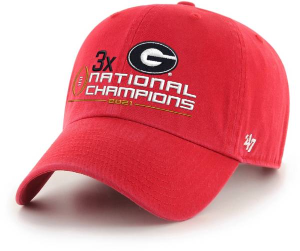 '47 2021 National Champions Georgia Bulldogs Clean Up Adjustable Hat