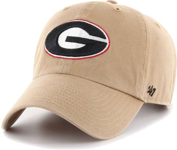 ‘47 Men's Georgia Bulldogs Khaki Clean Up Adjustable Hat