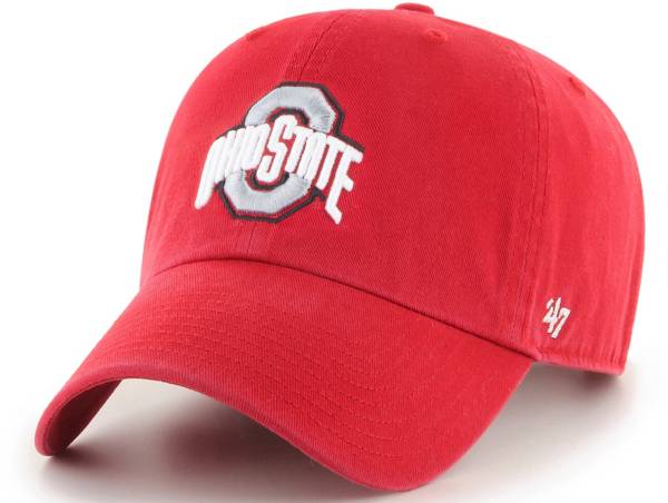 '47 Men's Ohio State Buckeyes Scarlet Clean Up Adjustable Hat product image
