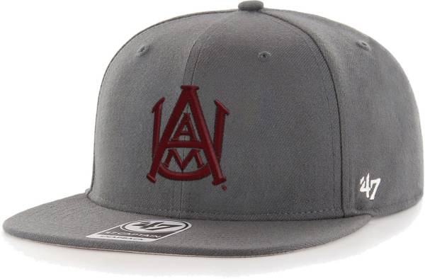 ‘47 Men's Alabama A&M Bulldogs Grey No Shot Captain Adjustable Hat product image