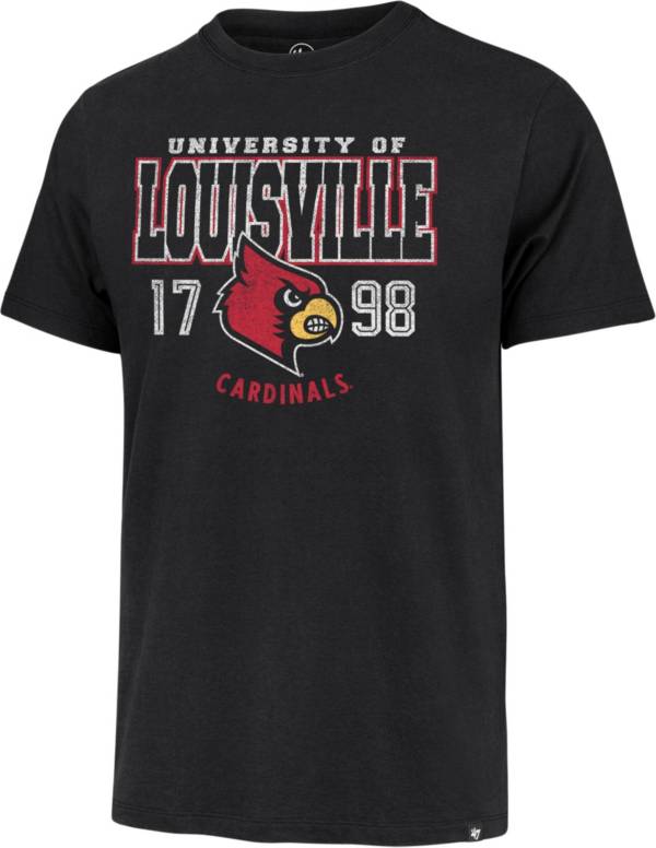 ‘47 Men's Louisville Cardinals Black T-Shirt product image