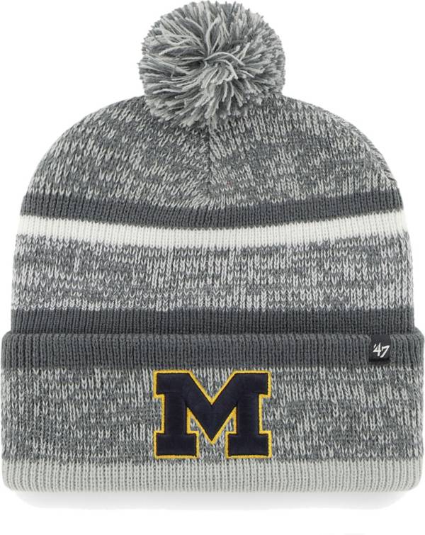 ‘47 Men's Michigan Wolverines Grey Northward Cuff Knit Beanie product image