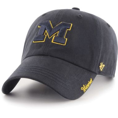 sorry, '47 Women's Michigan Wolverines Clean Up Navy Adjustable Hat is currently out of stock