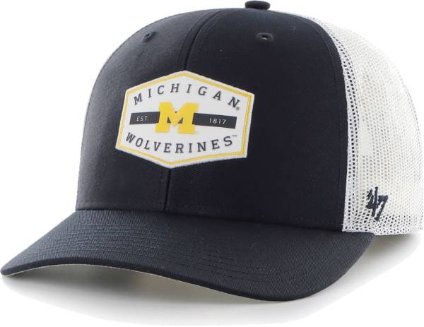 '47 Men's Michigan Wolverines Blue Convoy Trucker Adjustable Hat