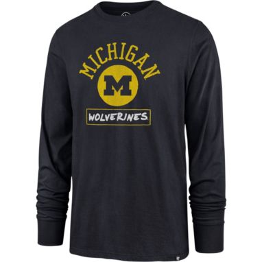 sorry, ‘47 Men's Michigan Wolverines Blue Super Rival Long Sleeve T-Shirt is currently out of stock