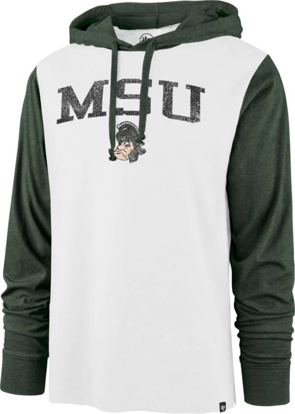 ‘47 Men's Michigan State Spartans White Club Pullover Hoodie product image