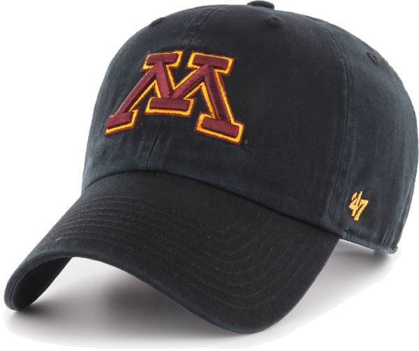 ‘47 Men's Minnesota Golden Gophers Black Clean Up Adjustable Hat product image