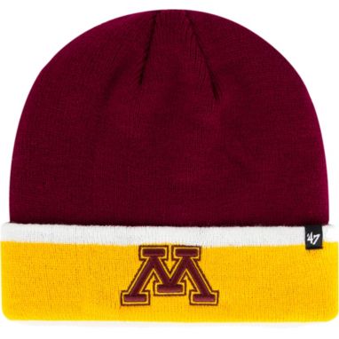 sorry, ‘47 Men's Minnesota Golden Gophers Maroon Sub-Zero Cuffed Knit Beanie is currently out of stock