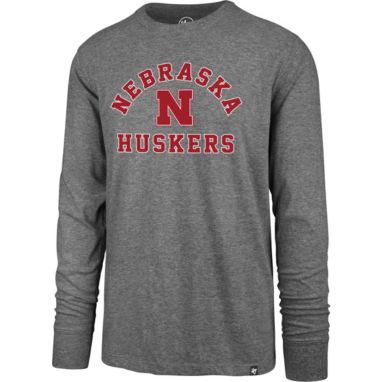 sorry, ‘47 Men's Nebraska Cornhuskers Grey Super Rival Long Sleeve T-Shirt is currently out of stock