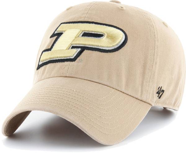 ‘47 Men's Purdue Boilermakers Khaki Clean Up Adjustable Hat