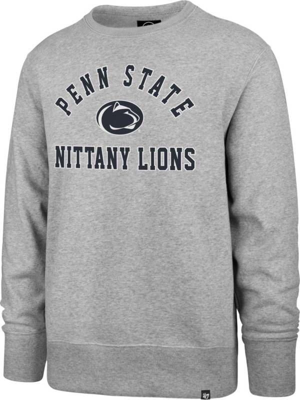 ‘47 Men's Penn State Nittany Lions Grey Headline Crew Pullover Sweatshirt product image