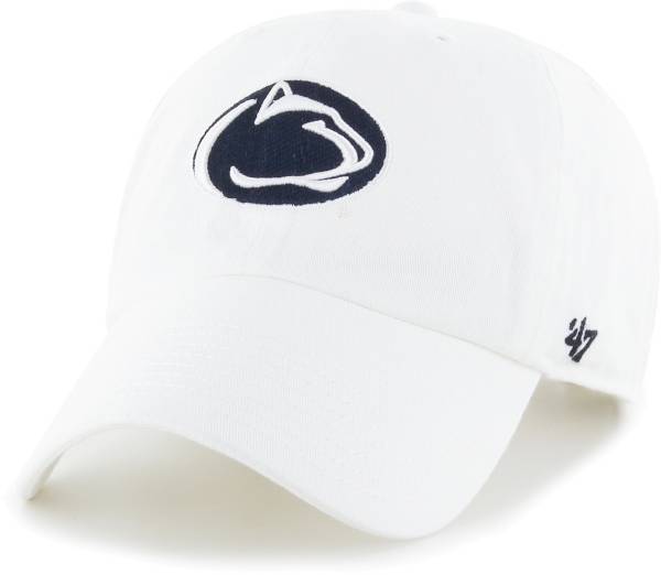 '47 Men's Penn State Nittany Lions Clean Up White Adjustable Hat product image