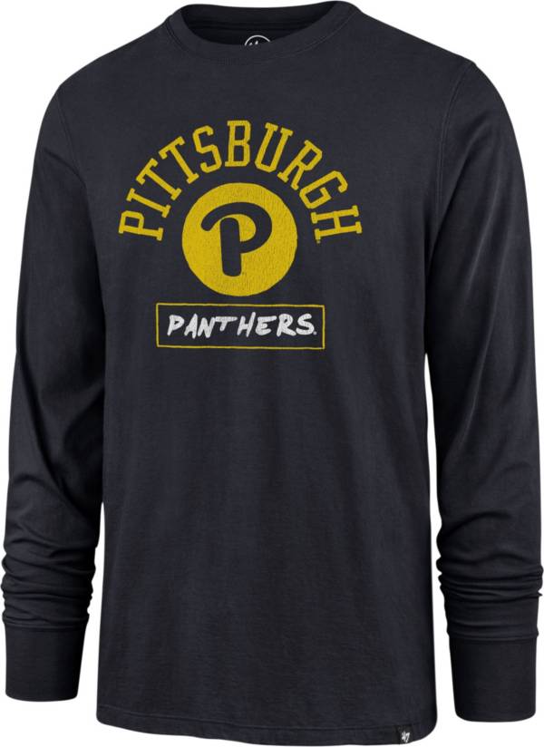 ‘47 Men's Pitt Panthers Black Super Rival Long Sleeve T-Shirt product image