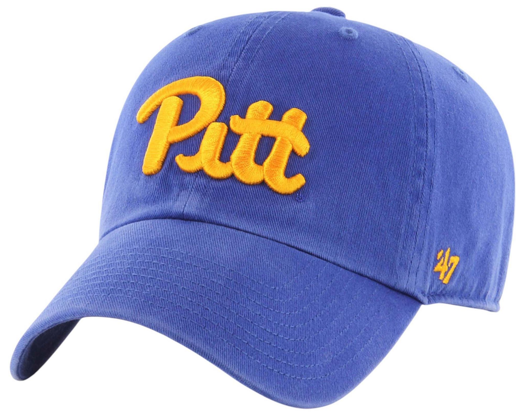 '47 Men's Pitt Panthers Blue Clean Up Adjustable Hat product image