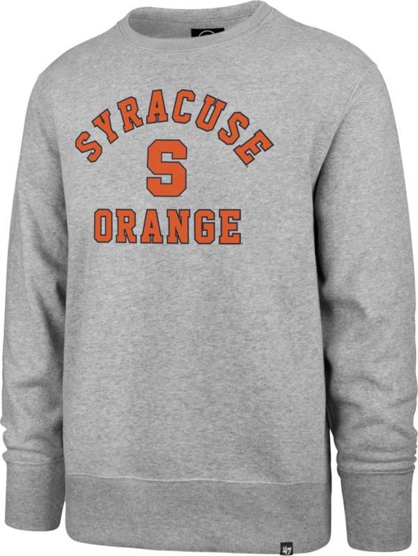 ‘47 Men's Syracuse Orange Grey Headline Crew Pullover Sweatshirt