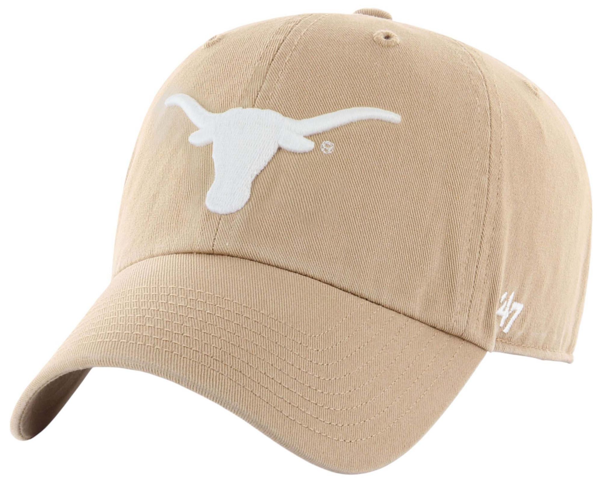 ‘47 Men's Texas Longhorns Khaki Clean Up Adjustable Hat product image
