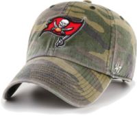 47 Men's '47 Camo Tampa Bay Buccaneers Woodland Clean Up Adjustable Hat