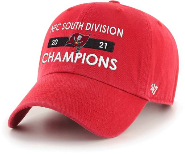 '47 Men's Tampa Bay Buccaneers 2021 NFC South Division Champions Clean Up Adjustable Hat