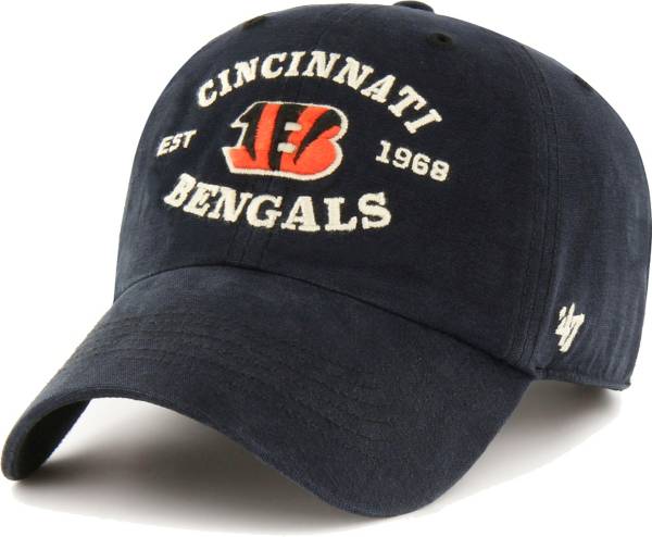 '47 Men's Cincinnati Bengals Black Reign Brockman Adjustable Hat