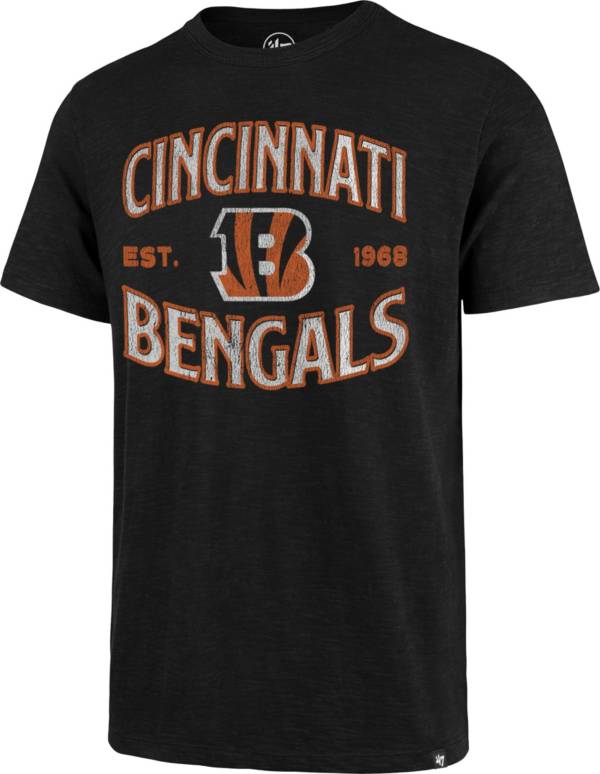 '47 Men's Cincinnati Bengals Black Offset Scrum T-Shirt