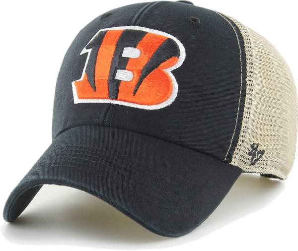 '47 Men's Cincinnati Bengals Black Flagship MVP Adjustable Hat