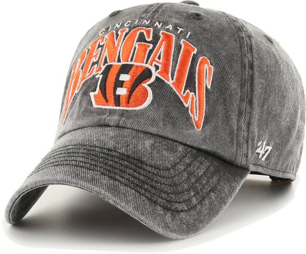 '47 Men's Cincinnati Bengals Black Apollo Adjustable Hat
