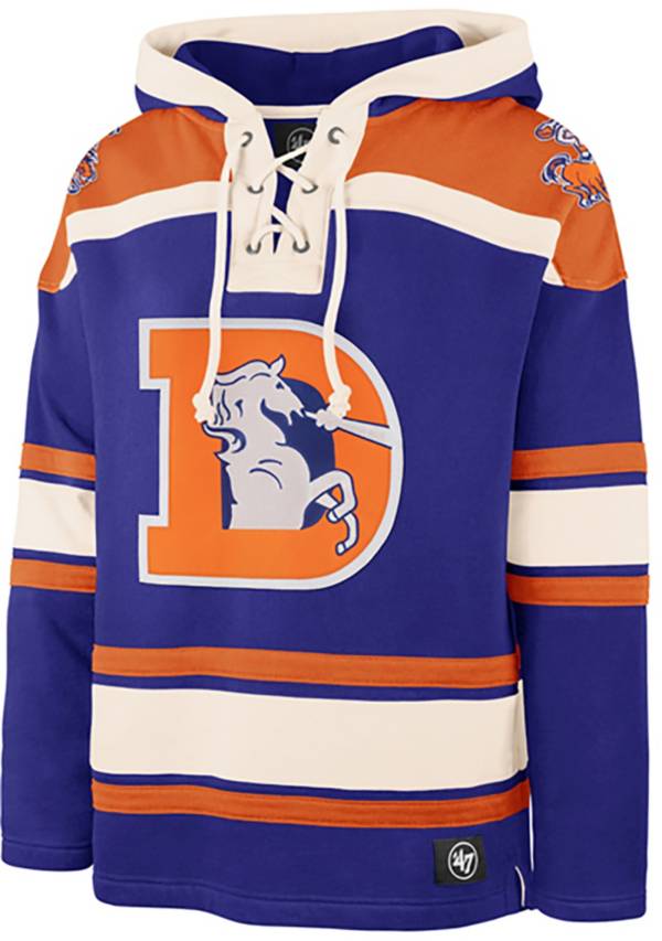 ‘47 Men's Denver Broncos Lacer Royal Hoodie