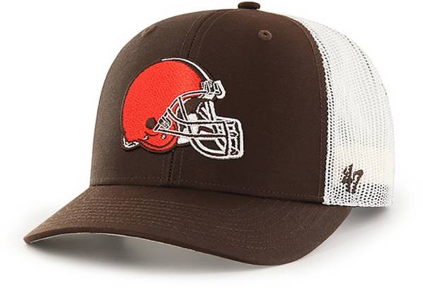 '47 Men's Cleveland Browns Brown Adjustable Trucker Hat product image