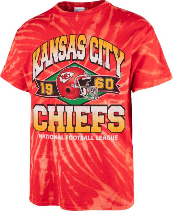 '47 Men's Kansas City Chiefs Tie Dye Tubular T-Shirt