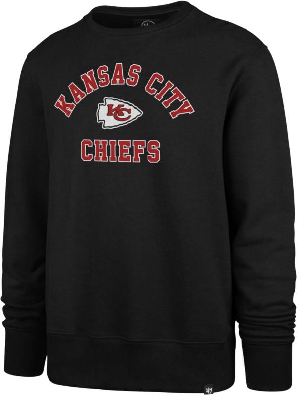 '47 Men's Kansas City Chiefs Arch Headline Black Crew