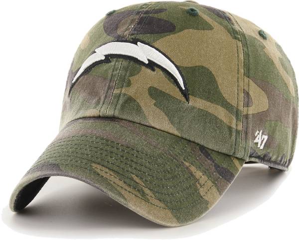 47 Men's Los Angeles Chargers Camo Adjustable Clean Up Hat