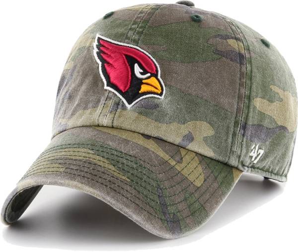 47 Men's Arizona Cardinals Camo Reign Clean Up Adjustable Hat