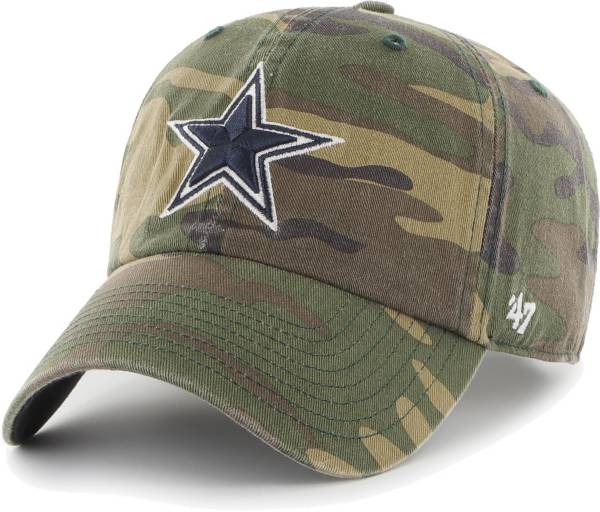 47 Men's Dallas Cowboys Camo Clean Up Adjustable Hat