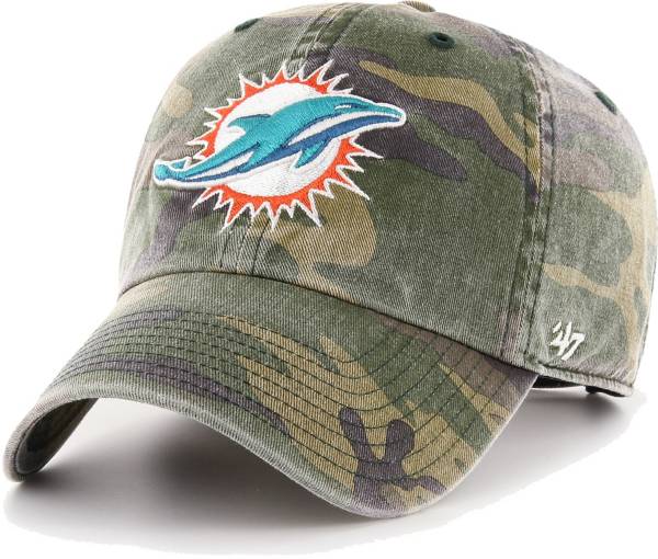 47 Men's Miami Dolphins Camo Adjustable Clean Up Hat