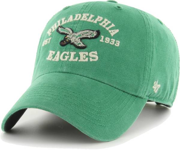 '47 Men's Philadelphia Eagles Green Brockman Legacy Adjustable Hat