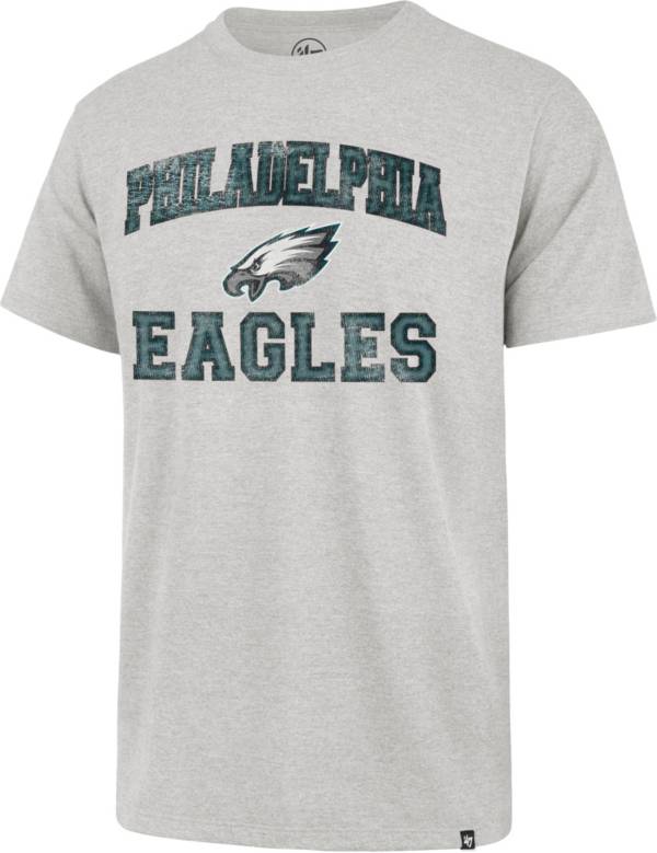 '47 Men's Philadelphia Eagles Franklin Arch Grey T-Shirt