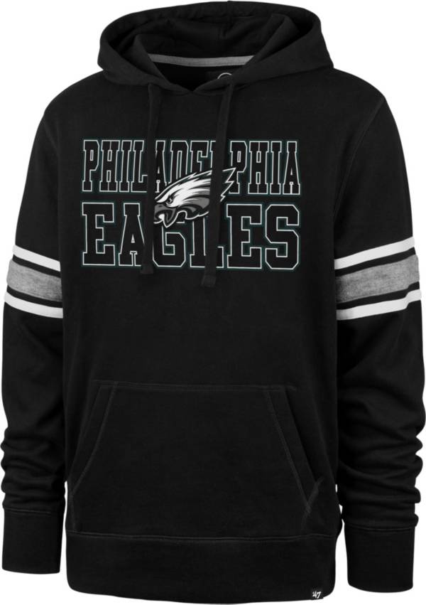 '47 Men's Philadelphia Eagles Black Stripe Hoodie product image