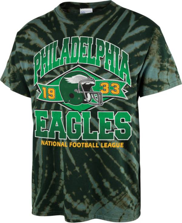 '47 Men's Philadelphia Eagles Tie Dye Tubular T-Shirt